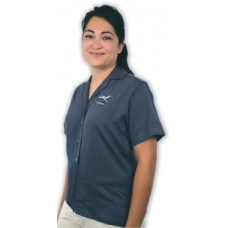 Women's Munsingwear Blue Camp Shirt